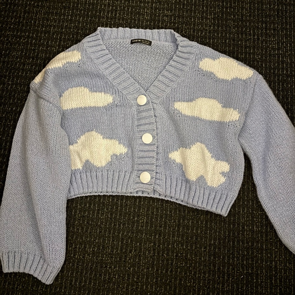 Y2K cloud sweater